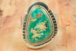 Genuine Royston Turquoise Sterling Silver Ring